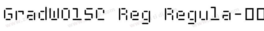 GradW01SC Reg Regula字体转换